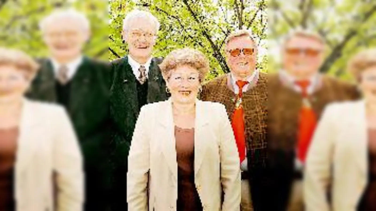 V. links: Prof. Dr. H. Ingrisch, Ch. Hacker, G. Prinz, A. Danner. 	 (Foto: Verein)