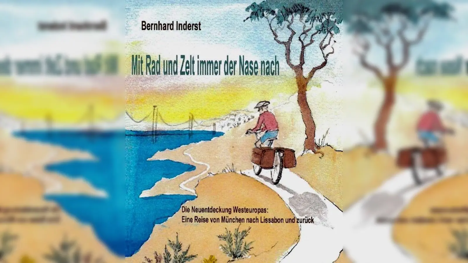 Bernhard Inderst liest aus seinem Buch &amp;quot;Mit Rad und Zelt immer der Nase nach&amp;quot;. (Foto: Cover)