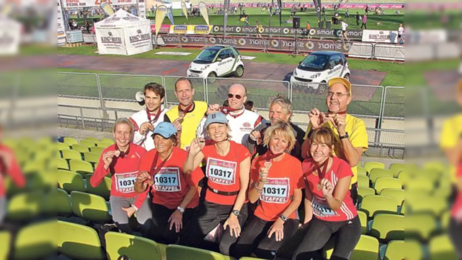 Hatten viel Spaß beim Münchner Marathon: die  Läuferinnen und Läufer des TSV Nord-Ost.	 (Foto: VA)