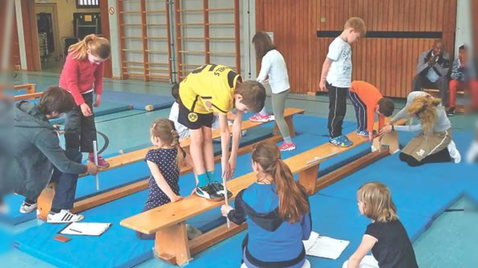 Getestet werden die Bereiche Koordination, Beweglichkeit, Schnelligkeit und Ausdauer. 	 (Foto: privat)