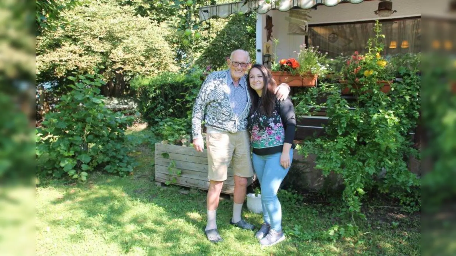 Sie verstehen sich gut: Walter Tießler und Aldina Imamovic. (Foto: bb)