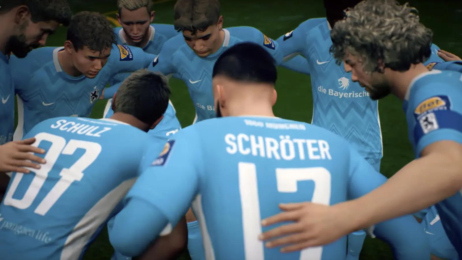Virtuelle Löwen: TSV 1860 München auf dem digitalen Ground. (Foto: Screenshot)