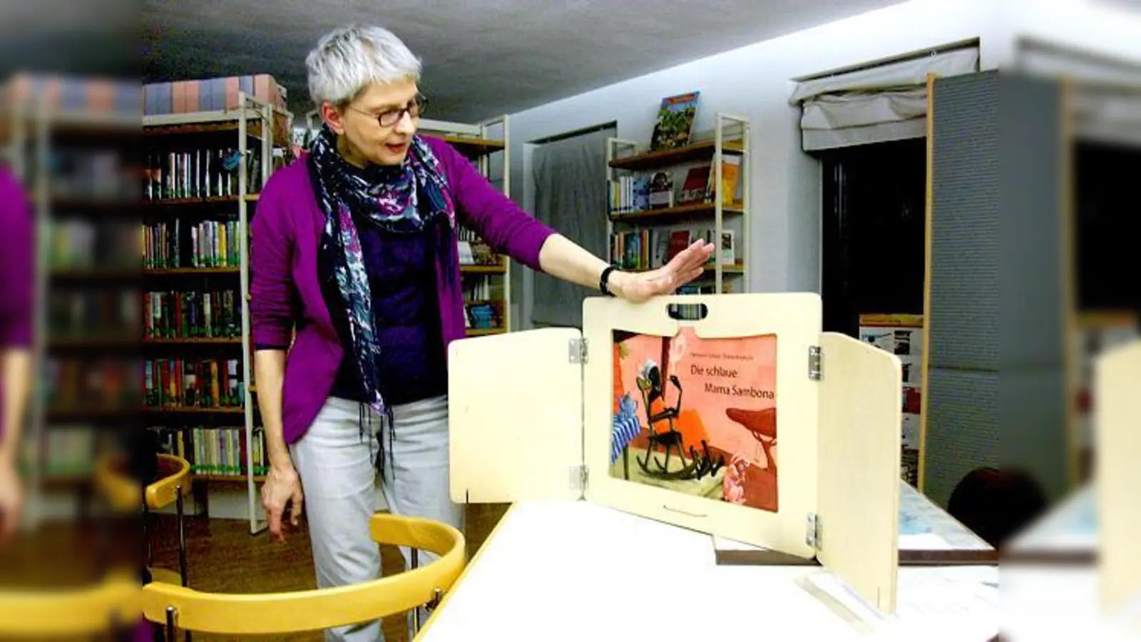 Das Kamishibai ist ein tragbares Theater zum bildgestützten Erzählen. 	 (Foto: VA)