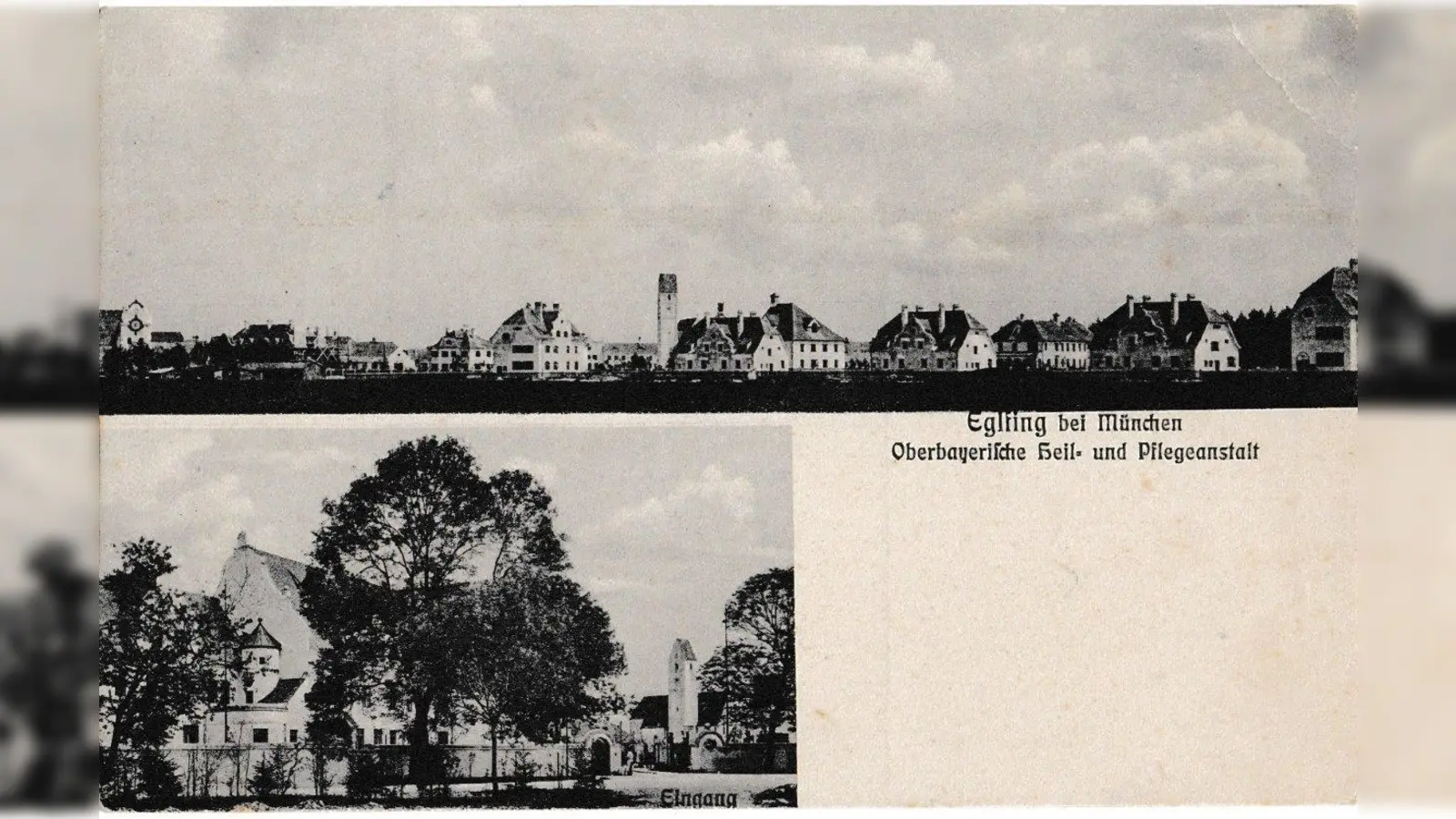 Ein Ort de Schreckens während der Herrschaft der Nationalsozialisten – die Heil- und Pflegeanstalt Eglfing-Haar. (Foto: VA)