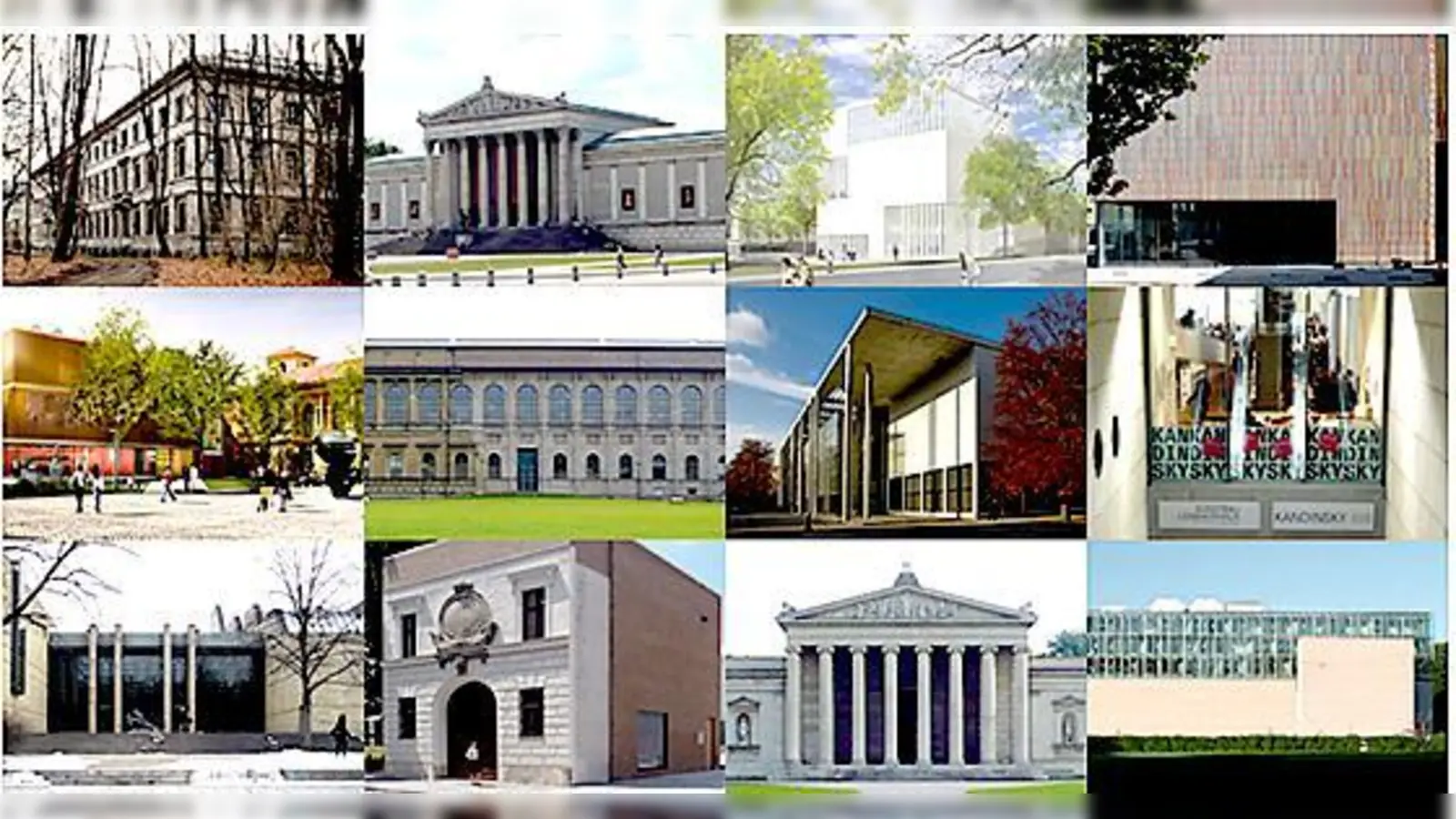 Das »Kunstareal« vereint 16 Museen und Ausstellungshäuser. 	 (Foto: www.kunstareal.de)