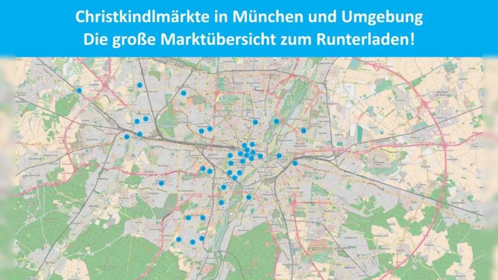Christkindlmärkte in München und Umland. Die große Marktübersicht zum runterladen. (Foto: MR)