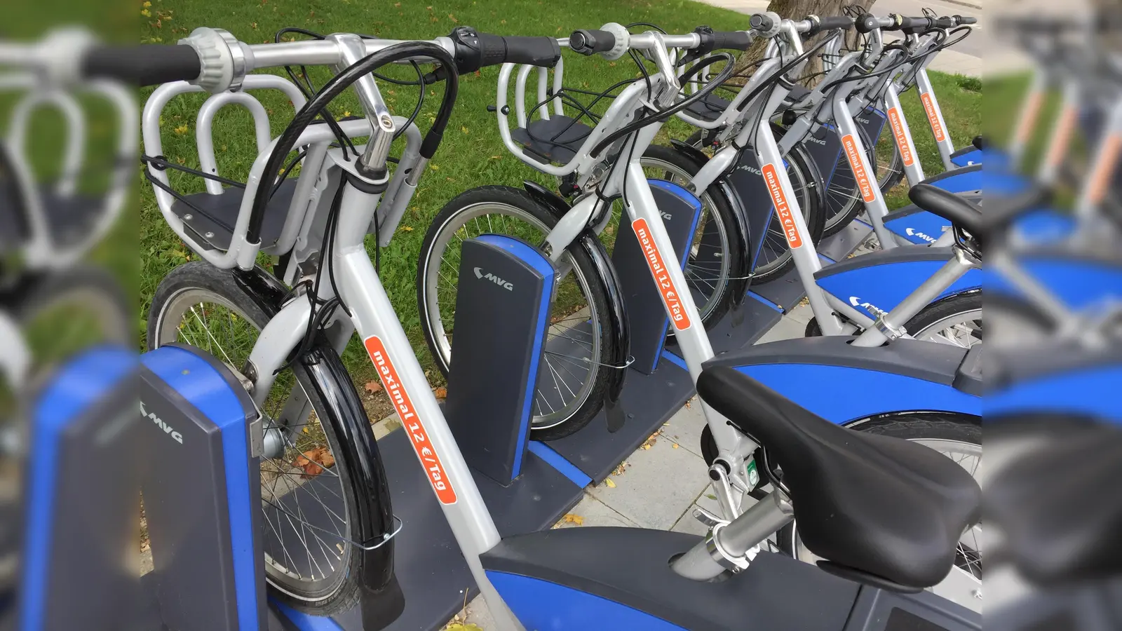 Spontan rauf auf's Rad und los geht es auch im südöstlichen Landkreis dank der MVG-Räder, die es an vielen Stationen auszuleihen gibt. (Foto: Martina Prüller/Gem. Neubiberg)