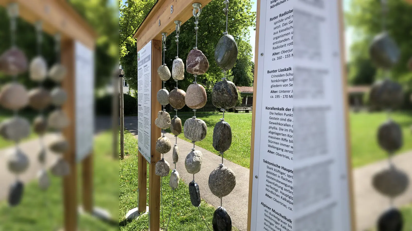 Spannende Infos, leicht verständlich aufbereitet, so präsentiert sich der Geo-Lehrpfad. (Foto: hw)