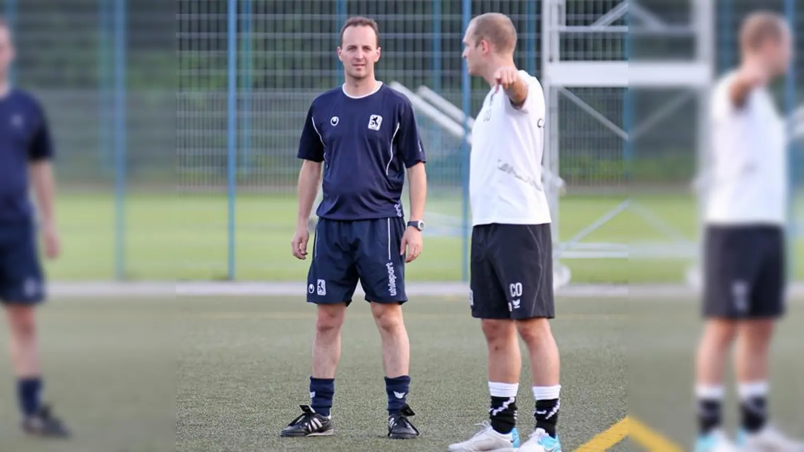 Trainer-Duo der Amateur-Löwen: Andreas Kopfmüller und Christian Ranhart.  (Foto: A. Wild)