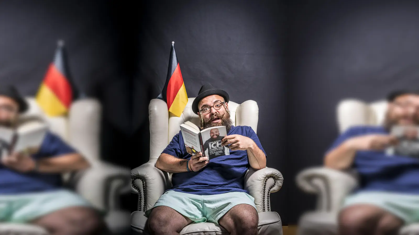 Firas Alshater aus Syrien. Seit 2013 in Deutschland. Bekannt vor allem durch seinen YouTube Kanal "Zukar". (Foto: VA)