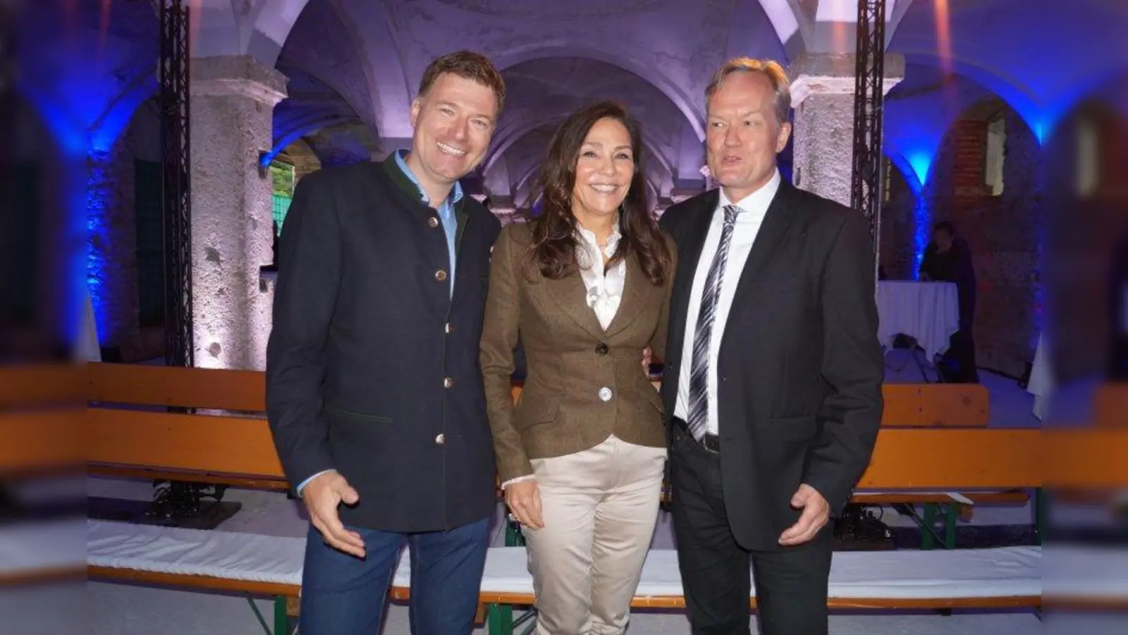 Freuen sich über die gelungenen Umbauten (v.l.): Stefan Diemerling, Catherine Demeter und Mathias Pfeil. (Foto: pst)