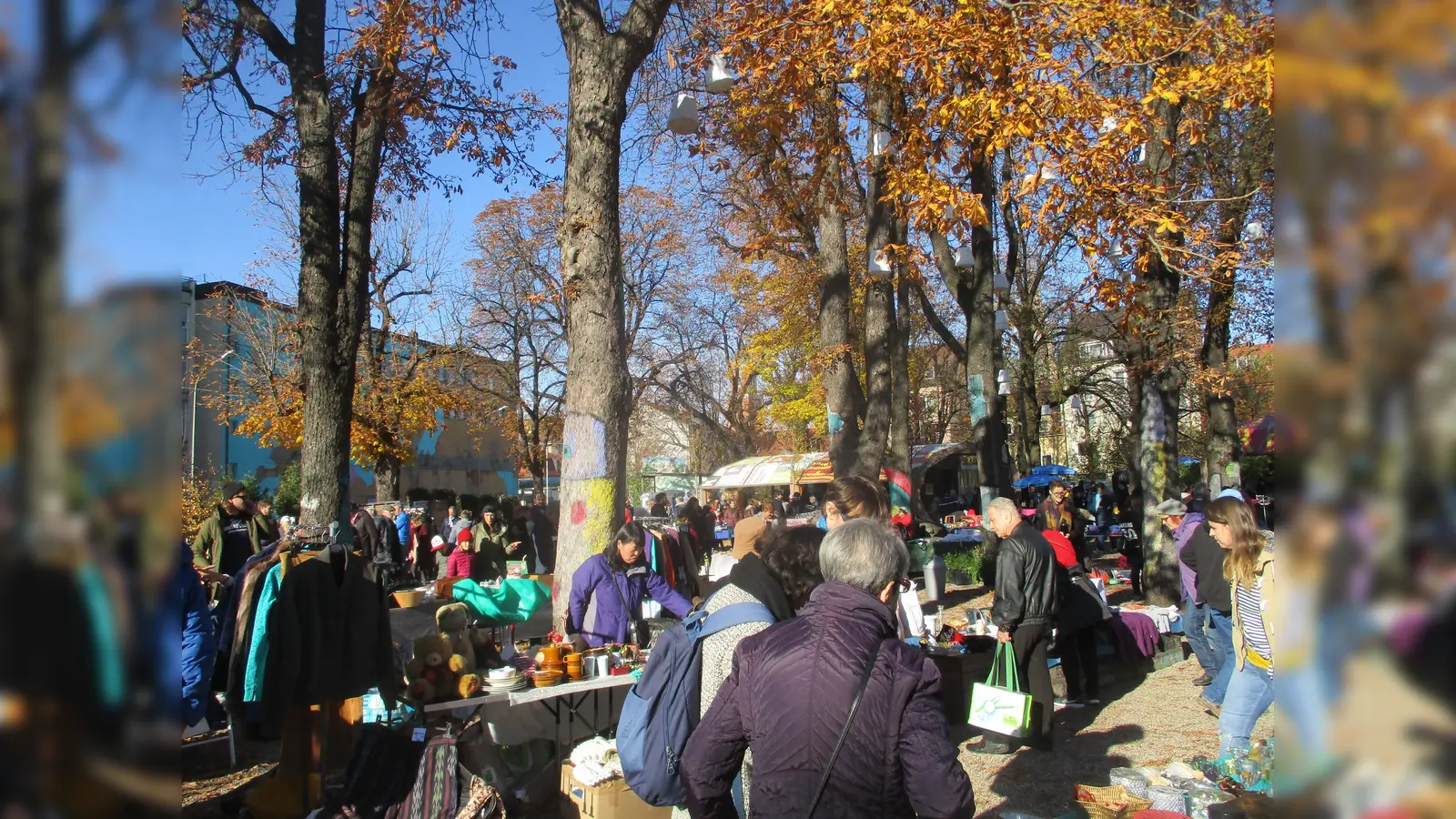 Die Flohmärkte am Giesinger Grünspitz finden immer am zweiten Samstag des Monats statt. (Foto: VA)