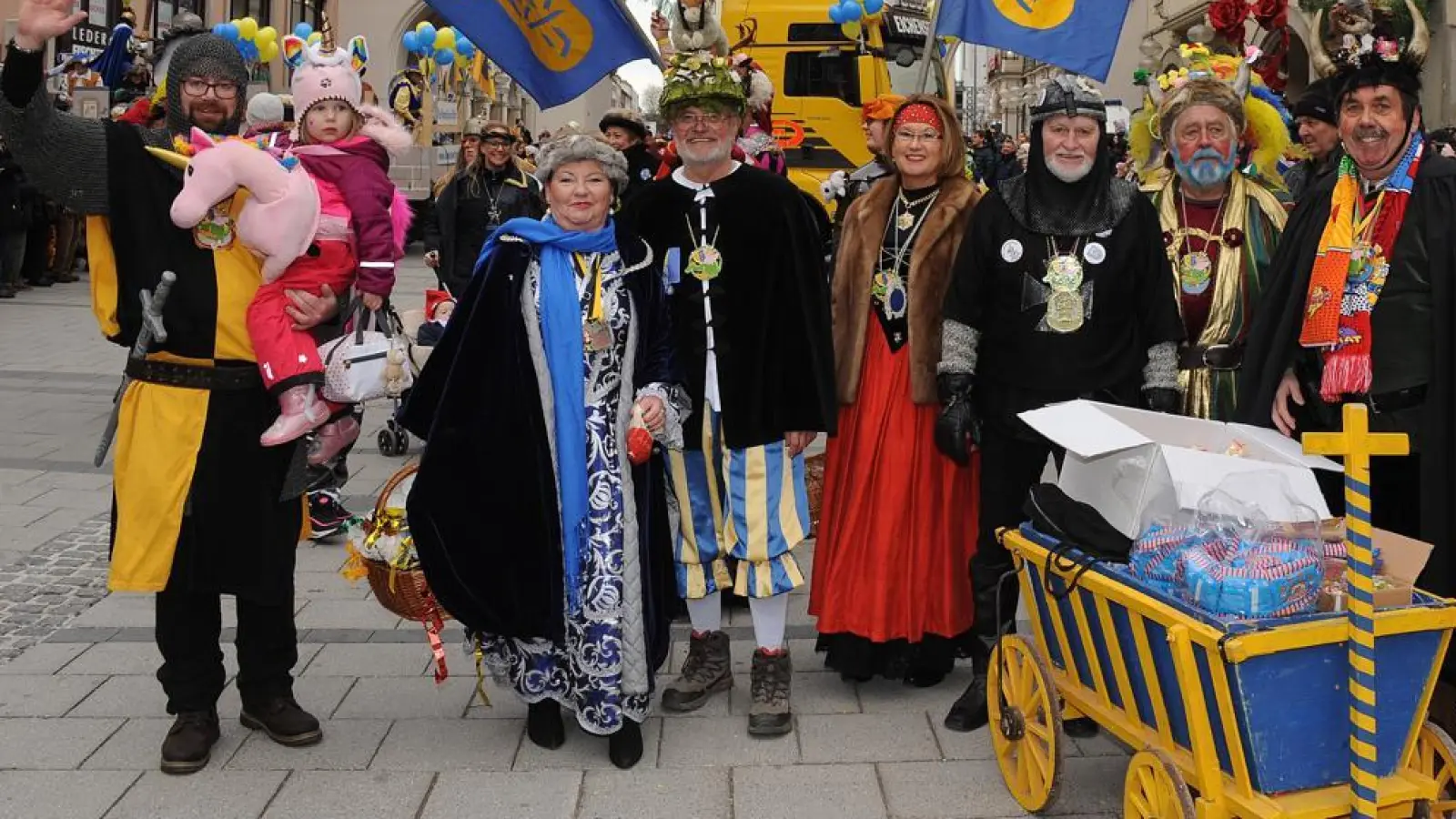 Die Damischen Ritter freuen sich, dass es endlich wieder losgeht. (Foto: Georg Hümpfner)