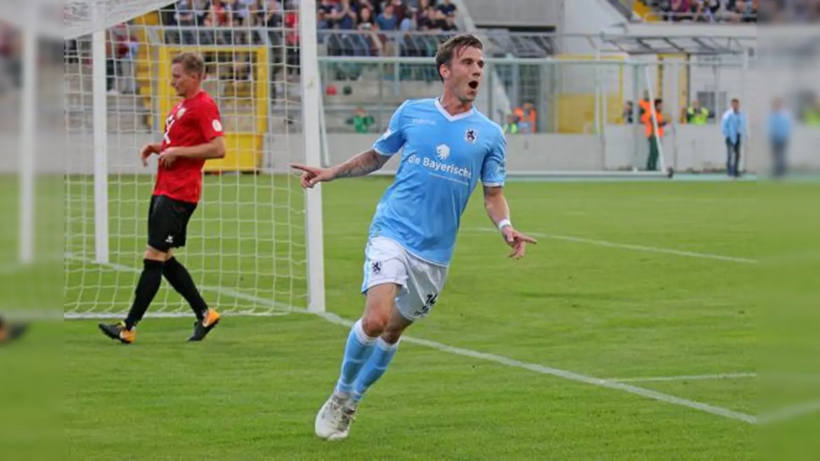 Wird derzeit medizinisch behandelt: Löwen-Torjäger Nico Karger.  (Foto: Anne Wild)