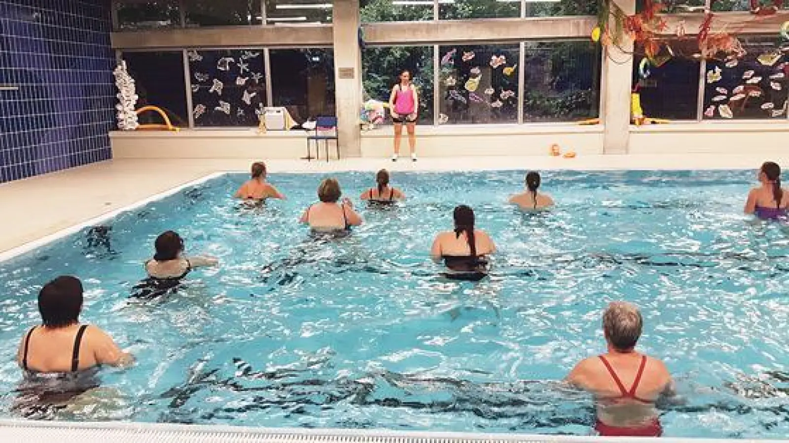 Der TSV Milbertshofen bietet ein breites Sportangebot an. Seit kurzem gibt es wieder mehrere Zumba-Kurse, die im Wasser stattfinden.	 (Foto: TSV Milbertshofen)