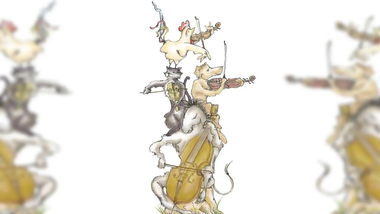 In München sind die Stadtmusikanten ein Streichquartett.	 (Foto: Luca Sinkiewicz)