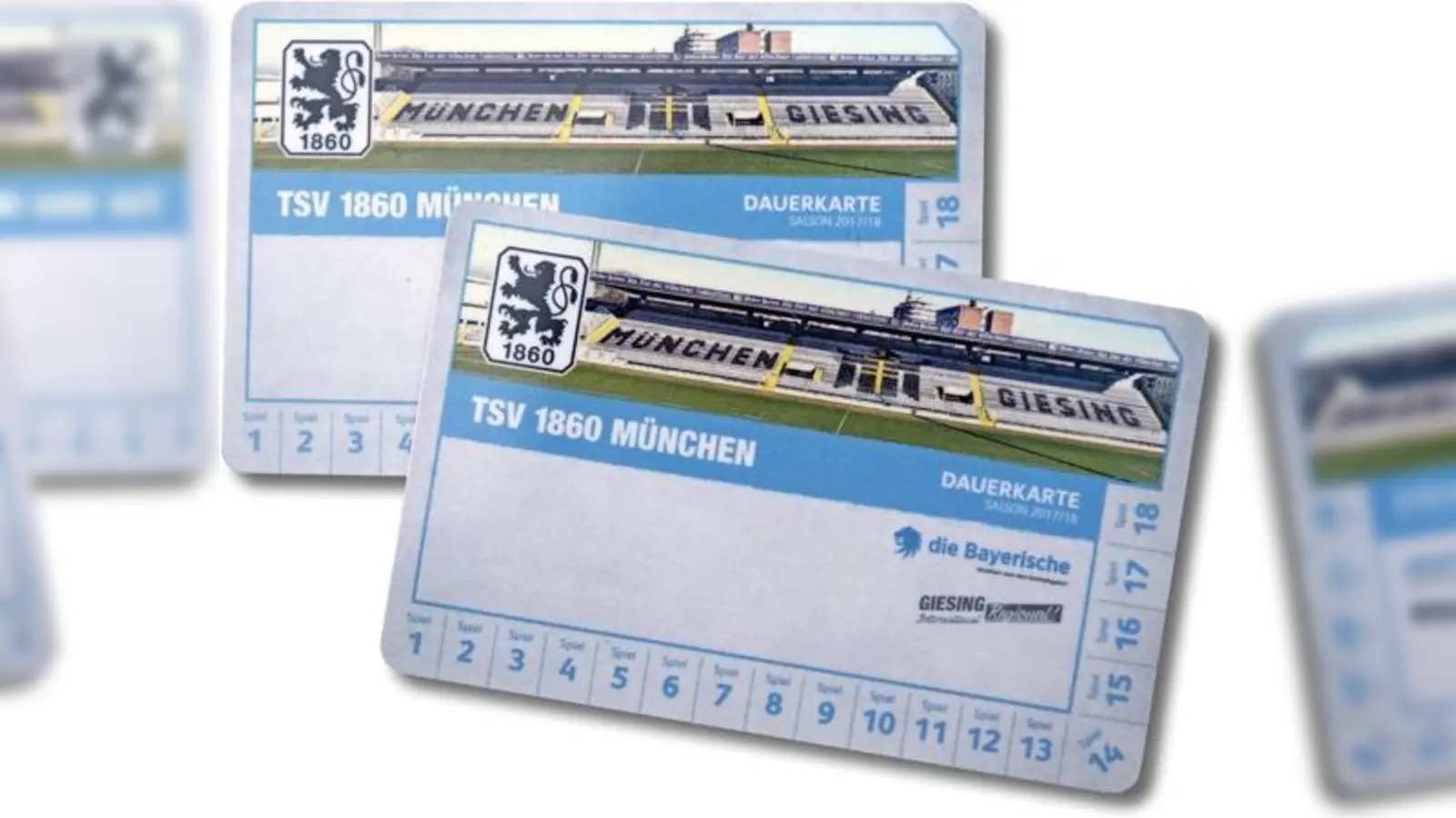 Wieder begehrt: Dauerkarten beim TSV 1860 München.  (Foto: Anne Wild)