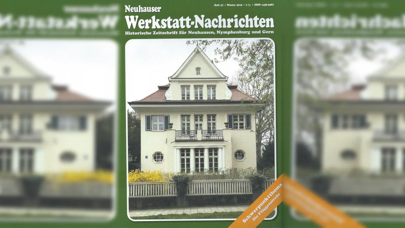 In der aktuellen Ausgabe der „Neuhauser Werkstatt-Nachrichten” ist die Flüggenstraße das Schwerpunktthema. (Foto: Geschichtswerkstatt Neuhausen)