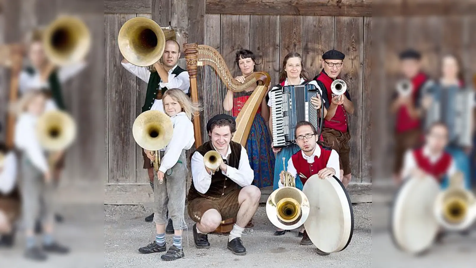 Eine ungewöhnliche Klangmischung präsentiert die Unterbiberger Hofmusik am 8. Januar.  (Foto: VA)