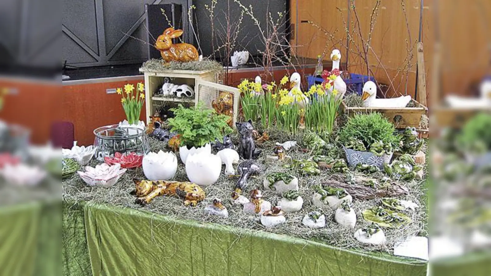 Viele schöne Geschenk- und Dekoideen rund ums Osterfest findet man auf dem Hobbykünstlermarkt in Unterhaching.  (Foto: VA)