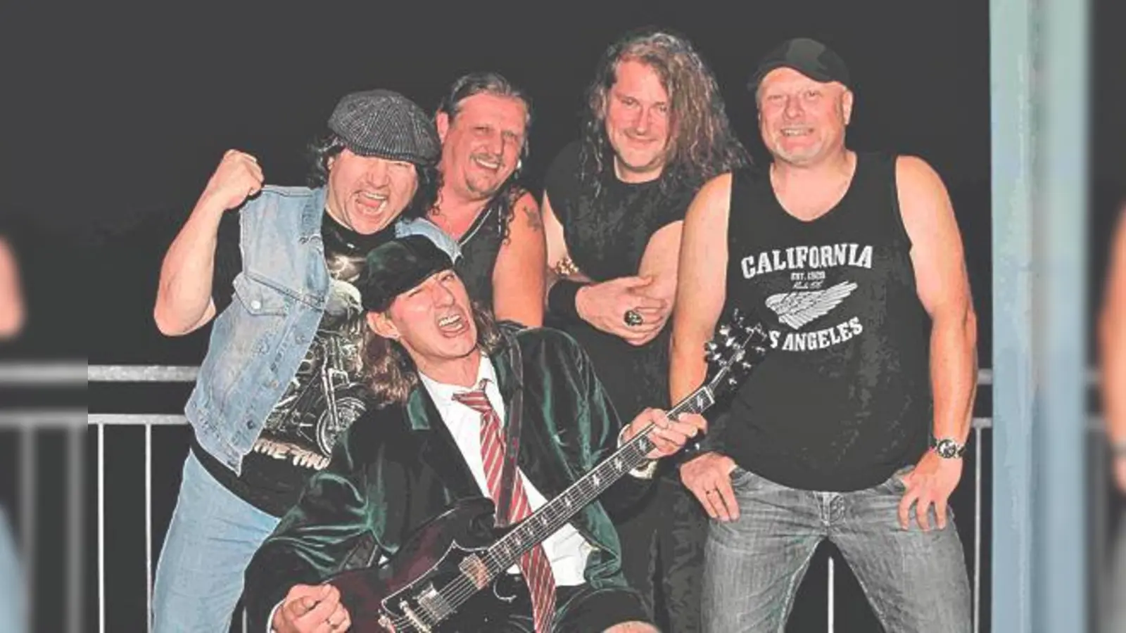 Die Jungs sind eine international erfolgreiche AC/DC-Tribute-Band. 	 (Foto: VA)