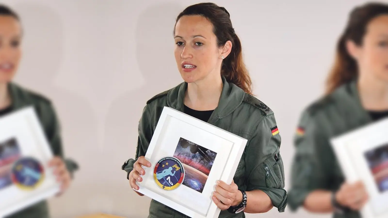 Auf dem Weg ins All: Major Nicola Baumann  besuchte die Grundschule an der Ostpreußenstraße.	 (Foto: Schule)