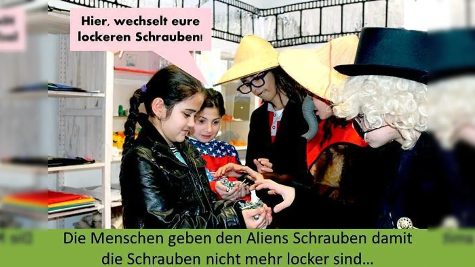 Auch ein fotografierter Comic erzählt eine Geschichte. 	 (Foto: PA/Spielkultur)