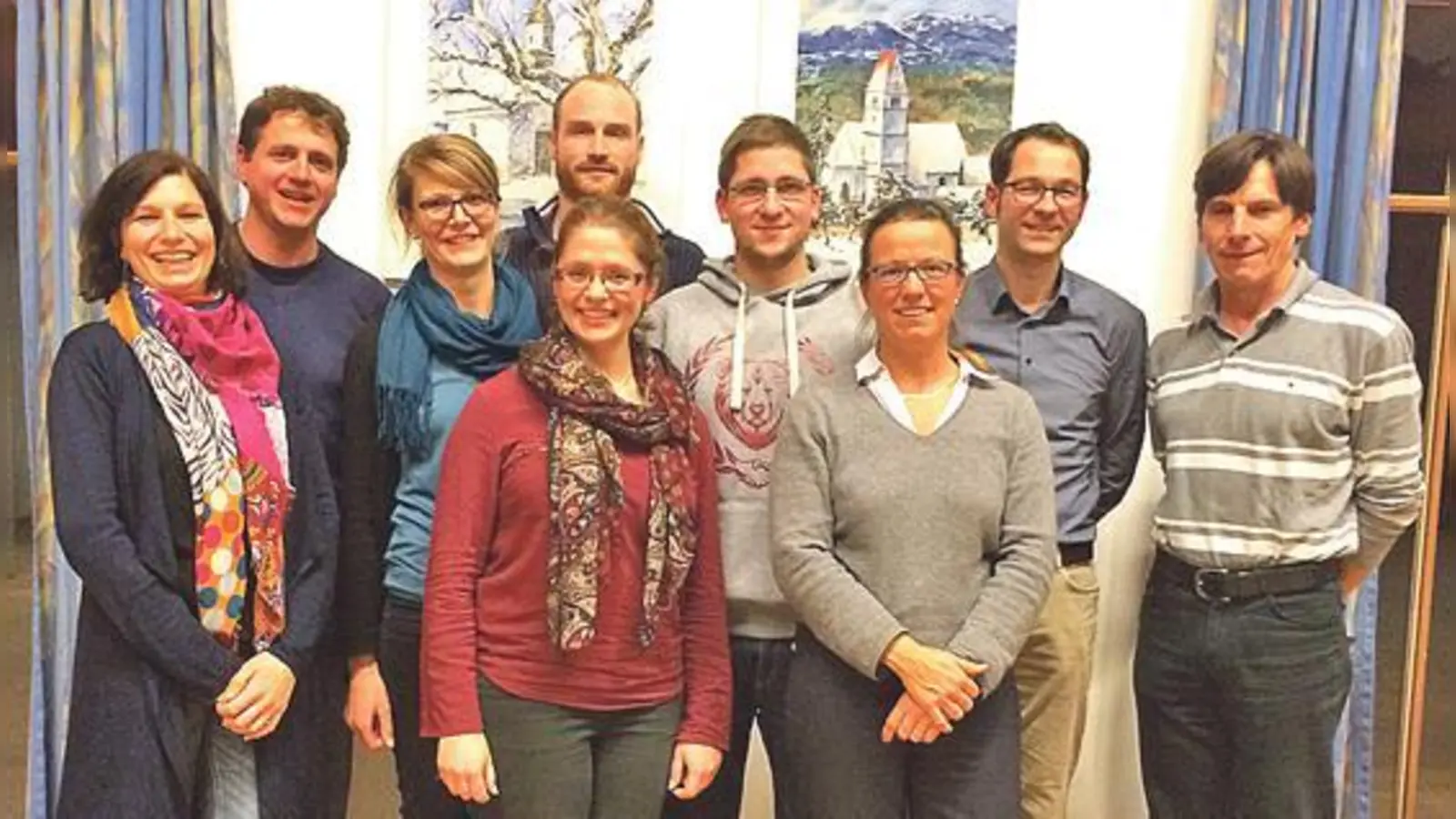 Bei der Jahreshauptversammlung wurde die bisherige Vorstandschaft im Amt bestätigt.	 (Foto: VA)