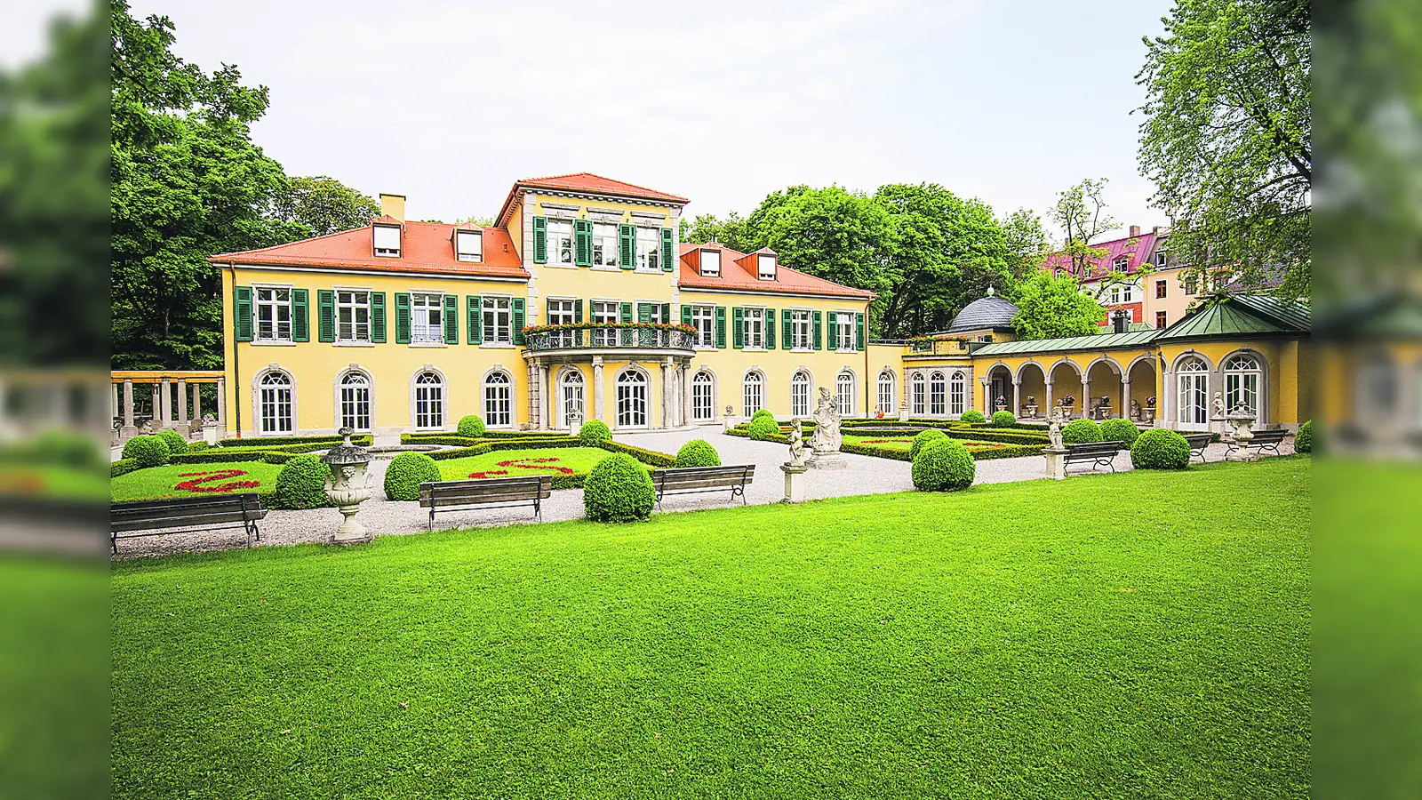 Schlösschen in Schwabing, das Schloss Suresnes in der Werneckstraße, das auch am Denkmal-Tag besichtigt werden kann. 	 (Foto: Katholische Akademie Bayern)