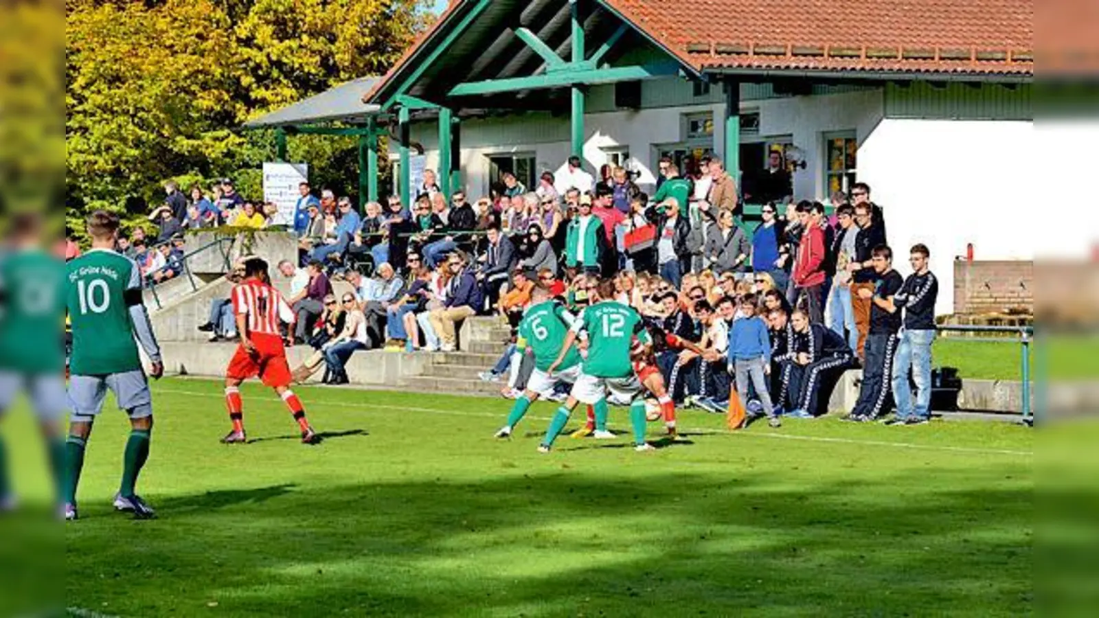 Tolle Fankulisse: FC TürkSpor Garching war zu Gast beim SC Grüne Heide Ismaning.	 (Foto: VA)