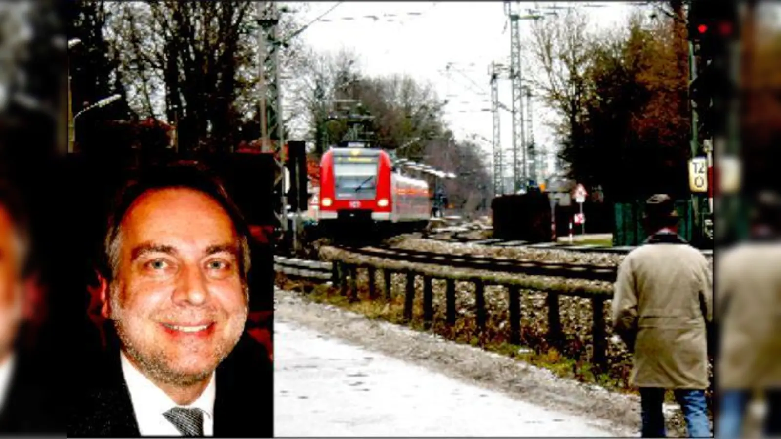 Aus Gründen der Wirtschaftlichkeit werde es keinen Trog am S-Bahnhof Fasanerie geben. Dies stellte Roland Zeller vom Baureferat klar. 	 (Fotos: ws)