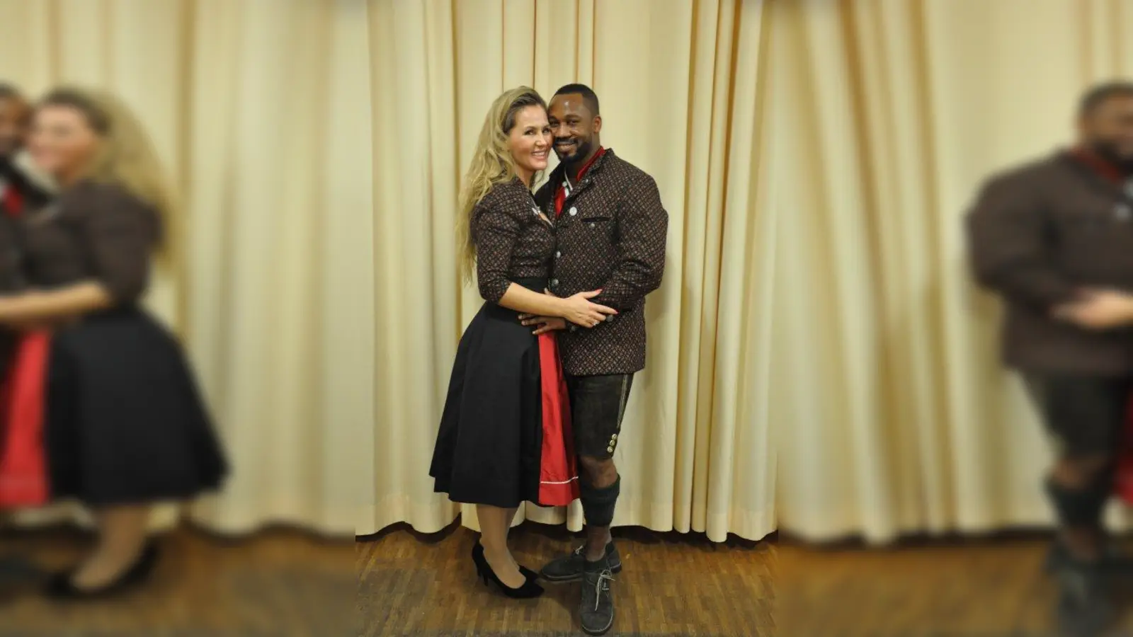 Razije Curri und Castro Dokyi Affum warden das neue Prinzenpaar des Faschingsclubs Laim. (Foto: Faschingsclub Laim)