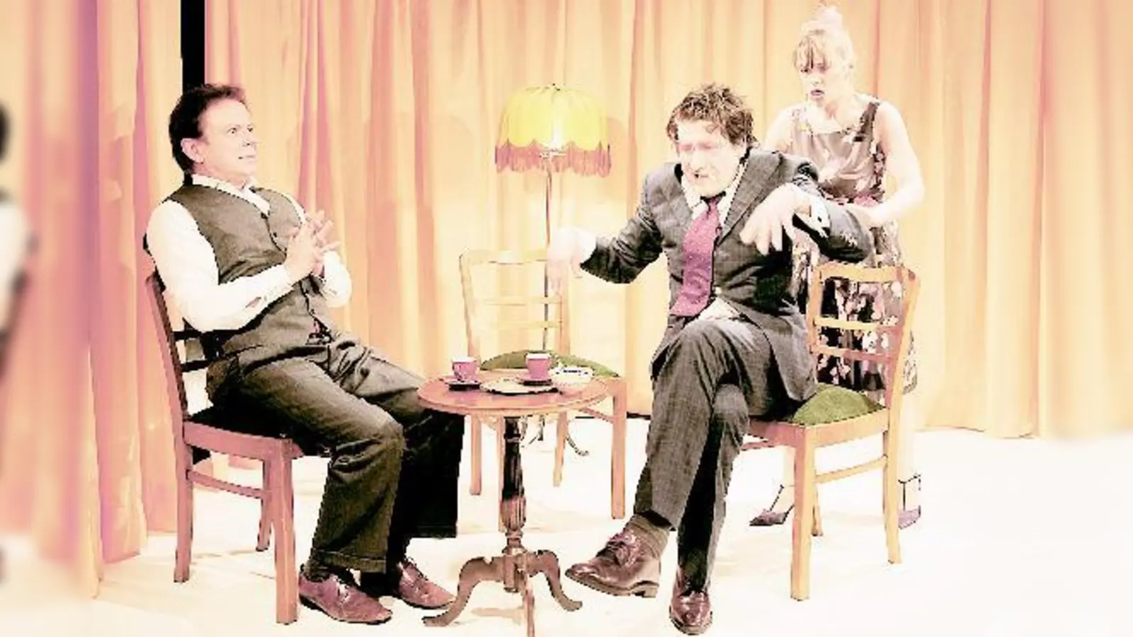 Helmut Dauner, Burchard Dabinnus und Isabelle Brickum in »Lebensgefährlich«.	 (Foto: Hilda Lobinger)