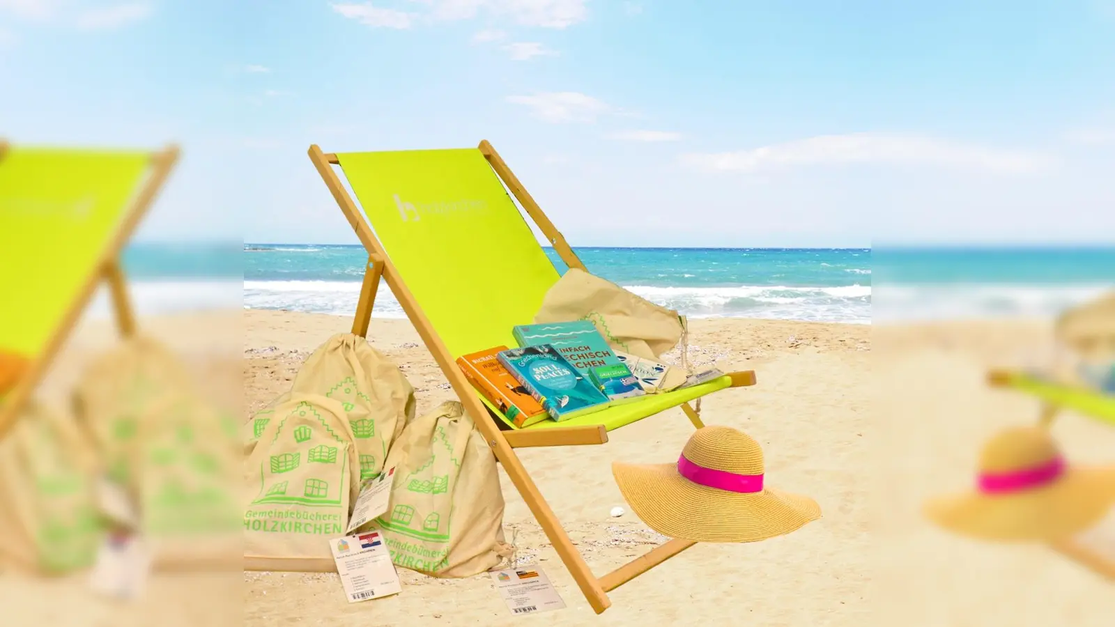 Ein Reise-Rucksäckchen voller Lese-Leckerbissen aus einem ausgesuchten Land erwartet die Besucher der Gemeindebücherei. (Foto: Gemeindebücherei Holzkirchen)