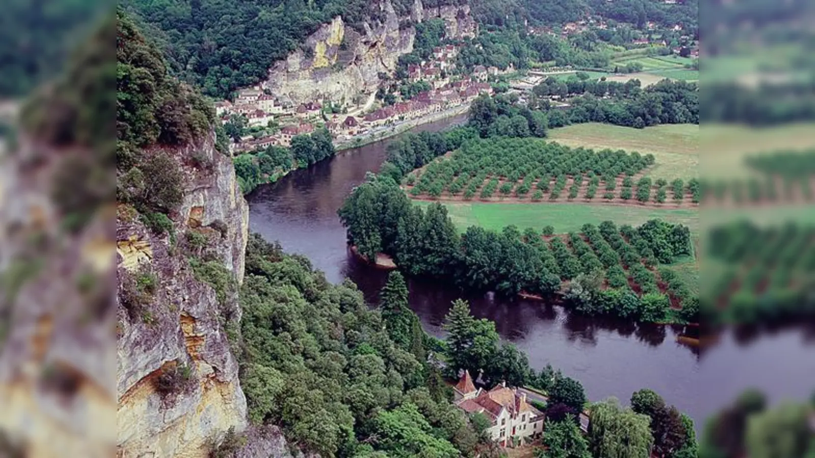 Die Aufnahme zeigt die Flusslandschaft an der Dordogne, die nahe der Stadt Bordeaux vorbeifließt.	 (Foto: Franz Still)