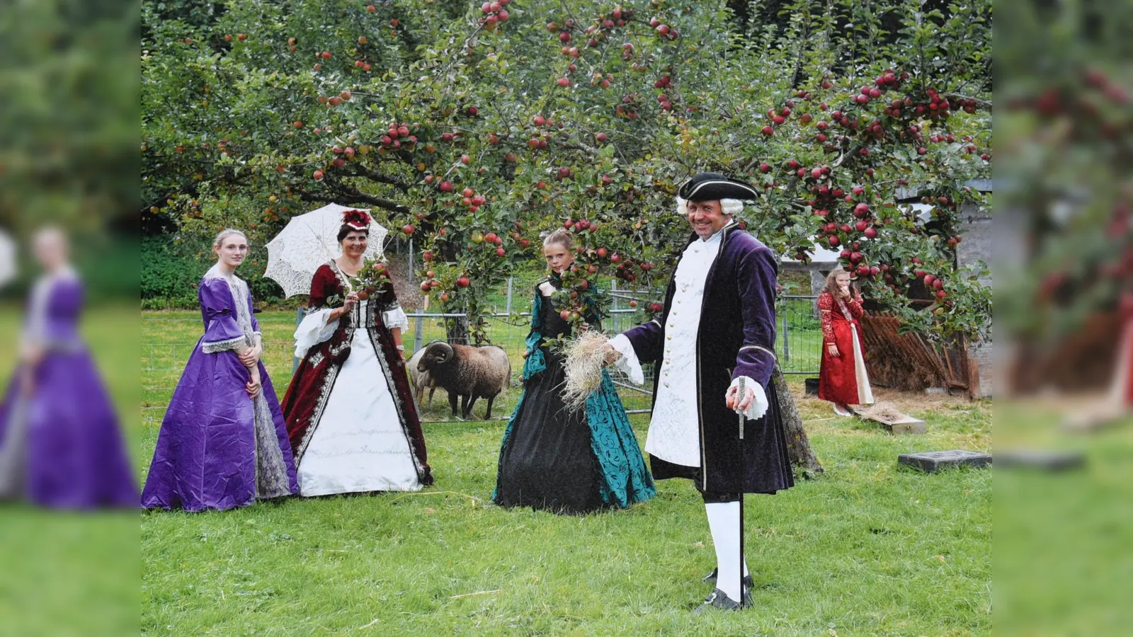 Das Obst aus den historischen kurfürstlichen Obstgärten der Schleißheimer Schlossanlage, hat schon den edlen Herrschaften im 18 Jahrhundert gar vorzüglich gemundet und ist ab dem 6. Oktober wieder käuflich zu erwerben. (Foto: A. Bauer)