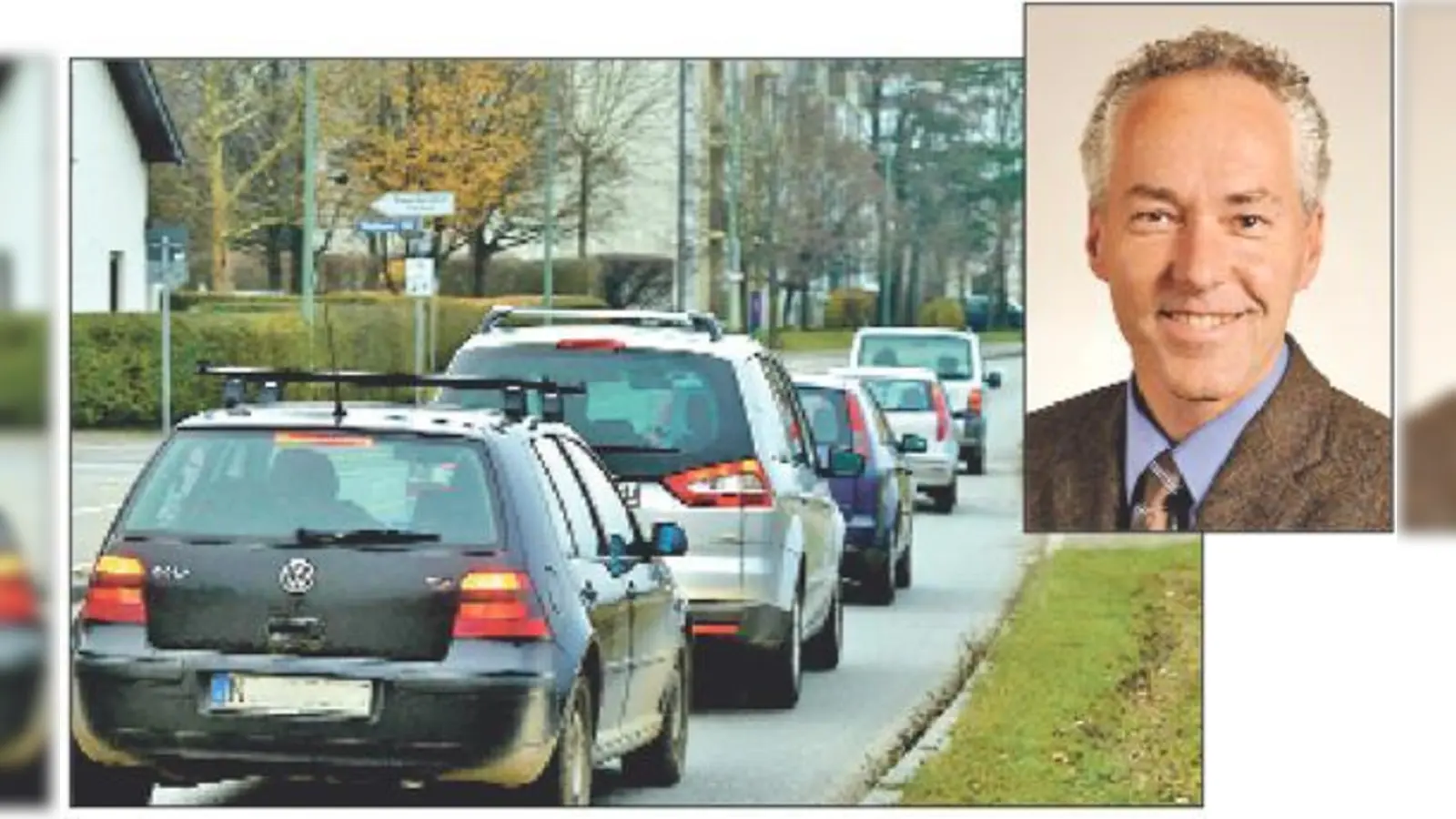 Weil sich der Verkehr zwischen Unterbiberg und Perlach immer mehr verdichtet, wird wieder über die Einführung der SAP zur Entlastung der Wohngebiete diskutiert. Bürgermeister Günther Heyland bezieht Stellung.	 (Foto: Schunk/VA)