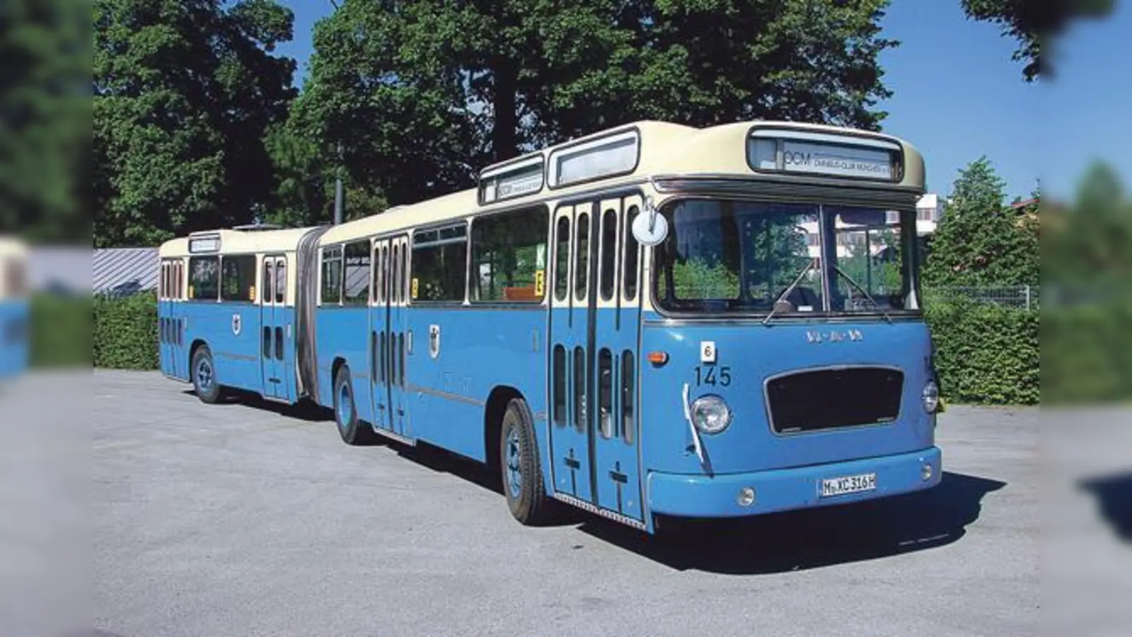Dieses gute Stück Münchner Geschichte, ein MAN aus dem Jahr 1965, wird am Sonntag im regulären Linienfahrplan auf der Ringlinie zum Einsatz kommen.   	 (Foto: OCM)