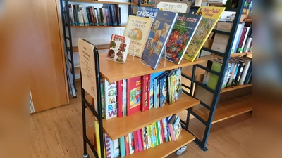 Es steht schon eine ganze Reihe Kinderbücher für das Projekt bereit. (Foto: Pfarrbücherei St. Martin)