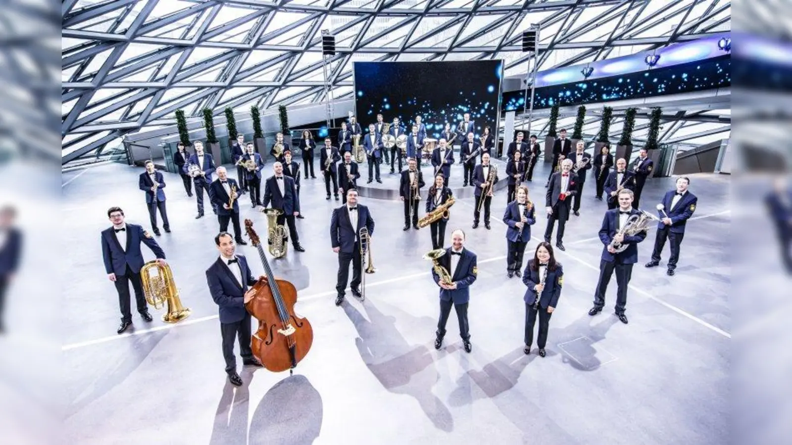 Das Polizeiorchester Bayerns spielt am Sonntag, 24. November, ein Benefizkonzert zugunsten der Stiftung Ambulantes Kinderhospiz München. (Foto: Bayerische Bereitschaftspolizei / Tobias Epp)