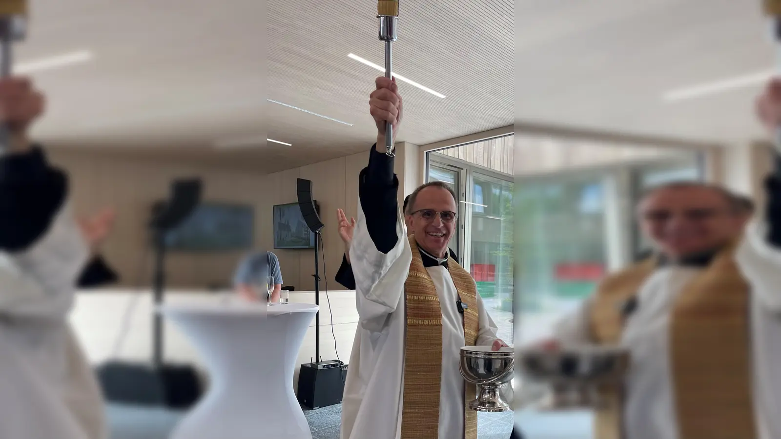 Am 13. Juli wird sich die Pfarrerei Rosenkranzkönigin vom beliebten Pfarrer Stefan Füger verabschieden. (Foto: hw)