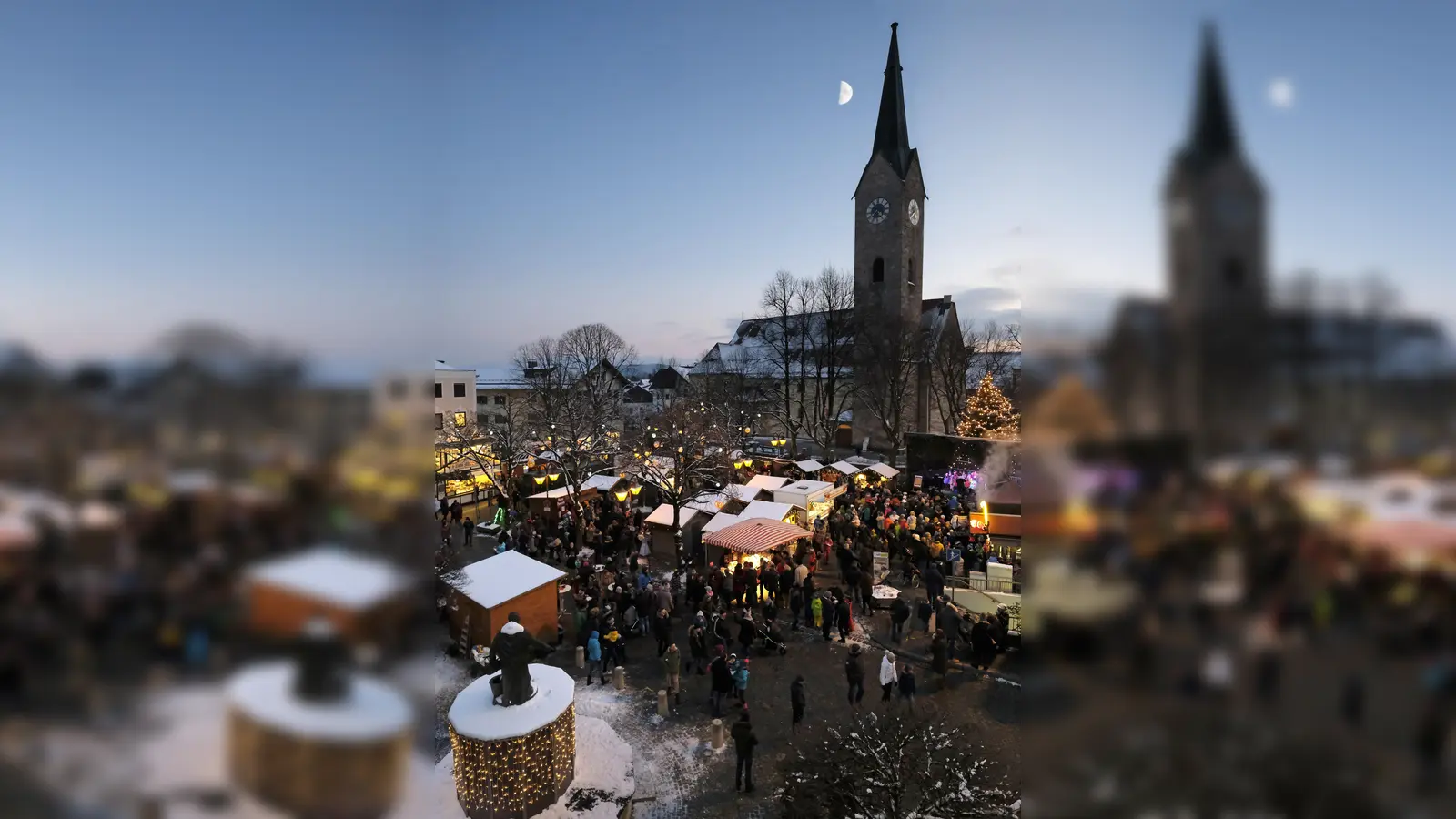 In Holzkirchen findet traditioneller Weise am dritten Adventswochenende der Christkindlmarkt statt. (Foto: Manfred Lehner)