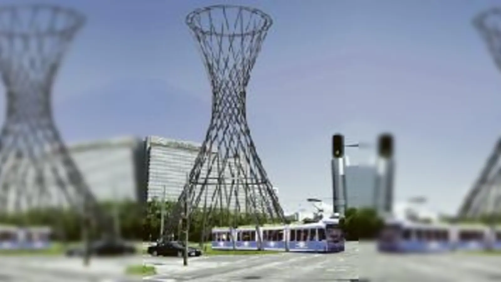 Mit Vollgas durch die Strickliesl: Wenn es nach der MVG geht, soll die Cosima-Express-Tram ab 2011 zwischen Effnerplatz und St. Emmeram fahren. Im Sommer soll es grünes Licht für das Projekt geben.  (Foto: Stadt)