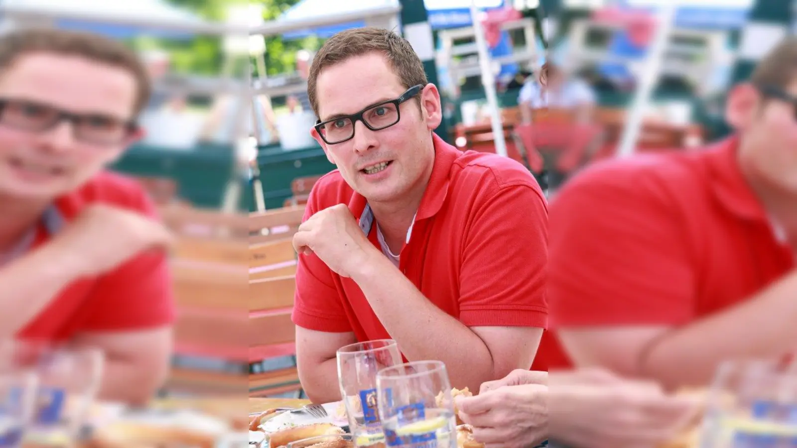 Andreas Lotte (hier bei den Sommergesprächen des Münchner Wochenanzeigers) wurde heuer in den Landtag gewählt; jetzt tritt er auch für den Bezirksausschuss an. (Foto: Patricia Prankl)