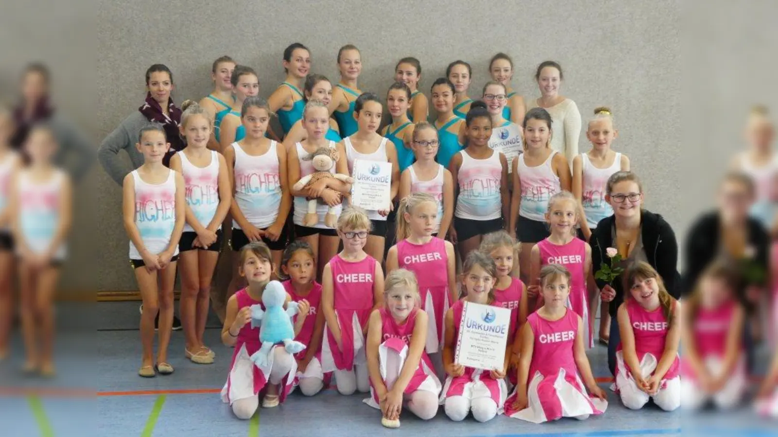 Können stolz auf sich sein: die Turnerinnen des MTV Berg. (Foto: MTV Berg)