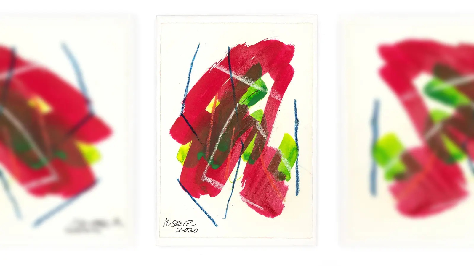 Werke des verstorbenen Sauerlacher Künstlers Maximilian Seitz sind ab 4. Juli im Rathaus zu sehen.  (Foto: Sonja Herpich)