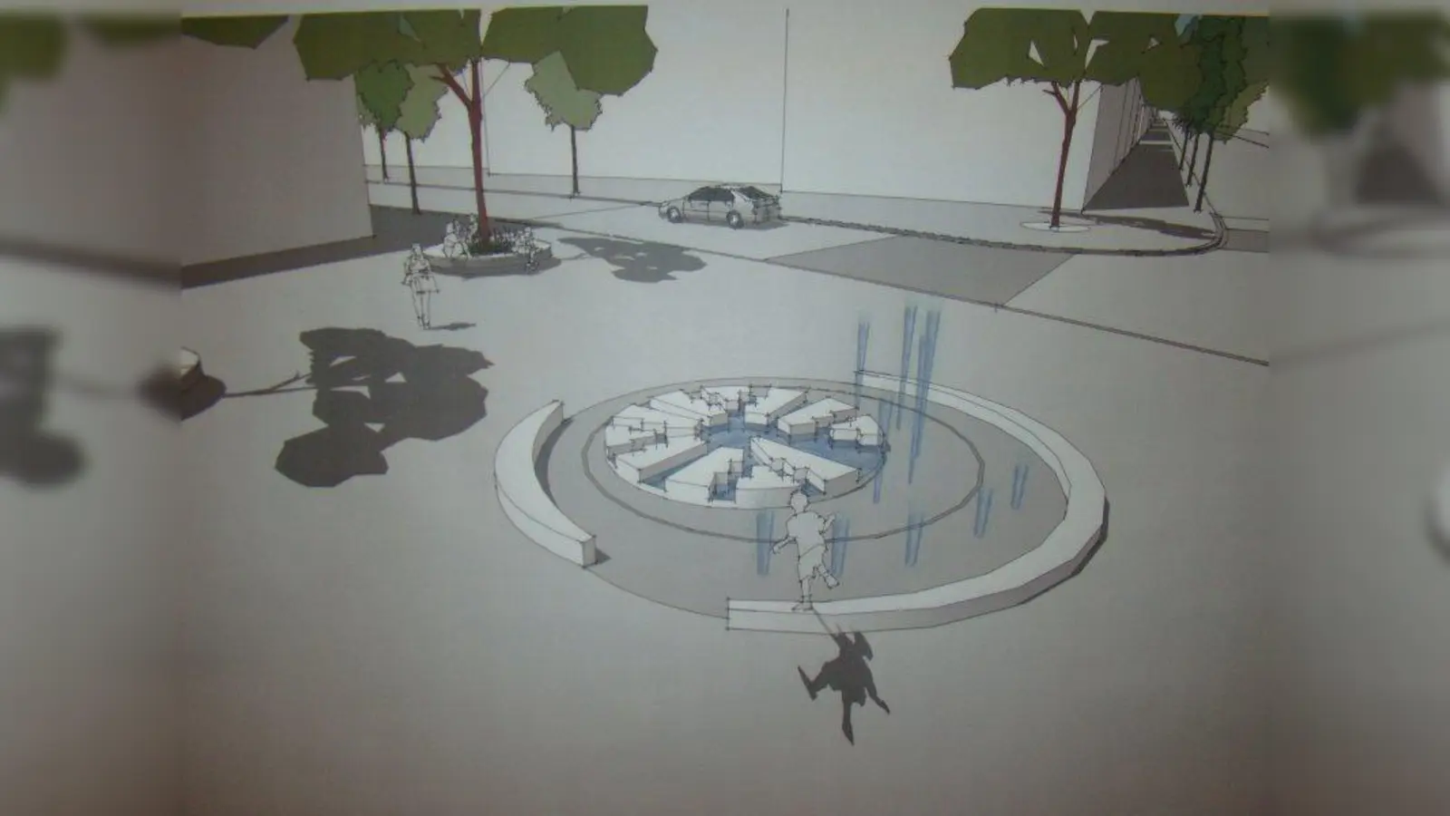 Nach dem Umbau: So sieht der Kleine Stachus auf dem Plan von Martina Schneider (Stadt-Raum-Planung) aus. (Foto: pst)