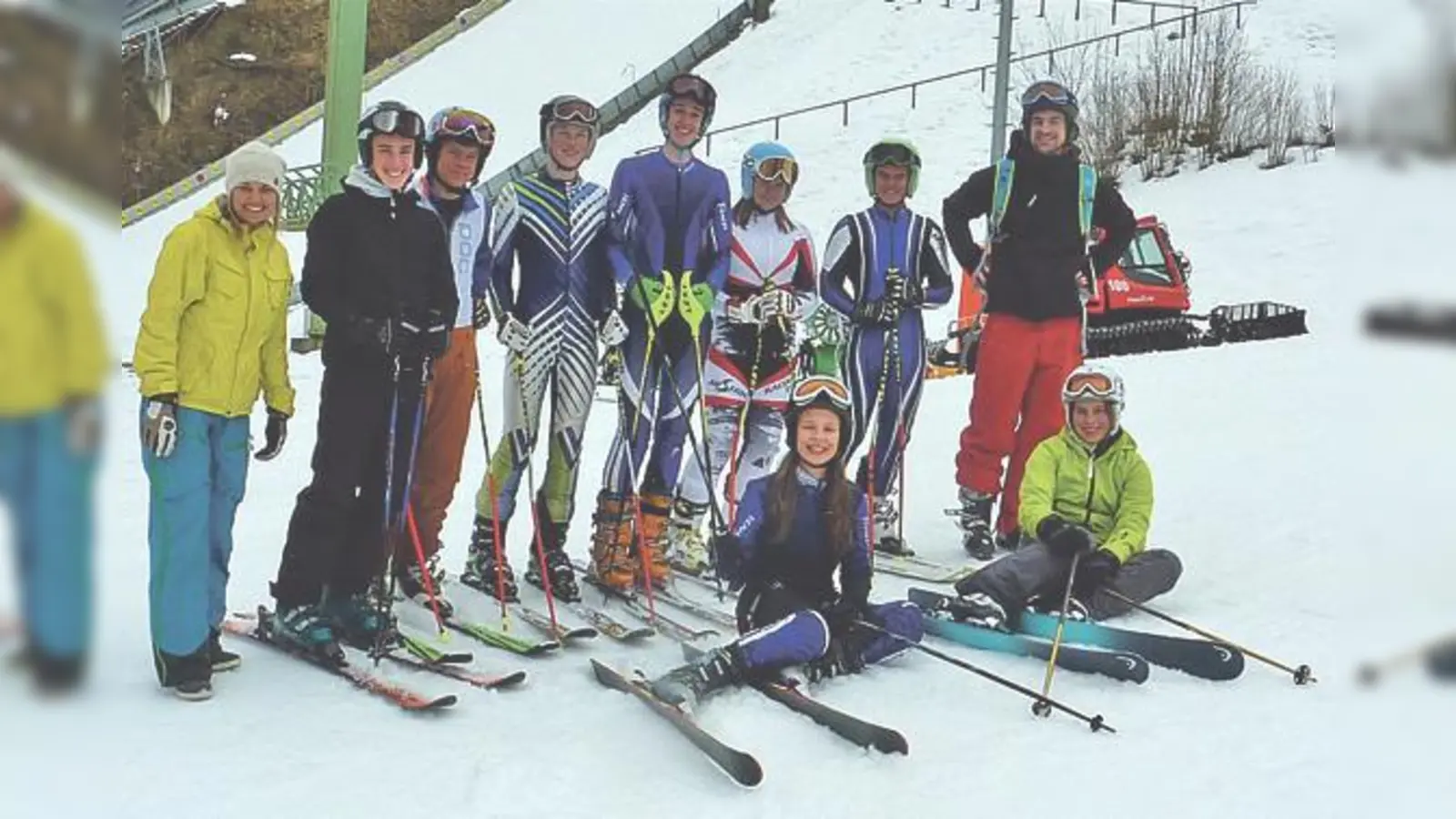 Die Kirchheimer maßen sich, verstärkt durch Kirchseeon, mit der künftigen Skielite.	 (Foto: Kirchheimer SC)