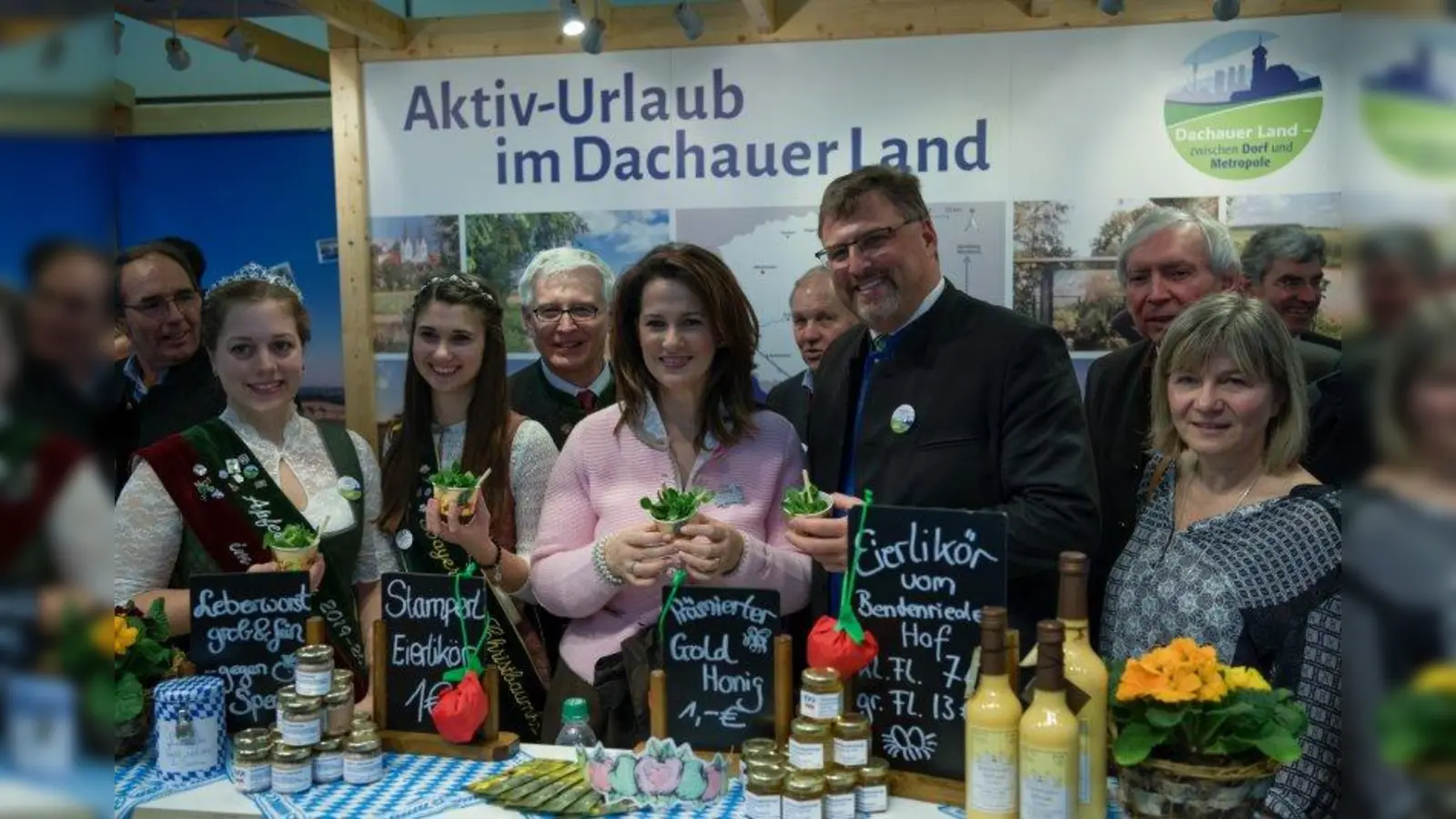 Landrat Stefan Löwl war zusammen mit einer Delegation zu Gast auf der „Internationalen Grünen Woche” in Berlin. (Foto: Andreas Kitzberger)