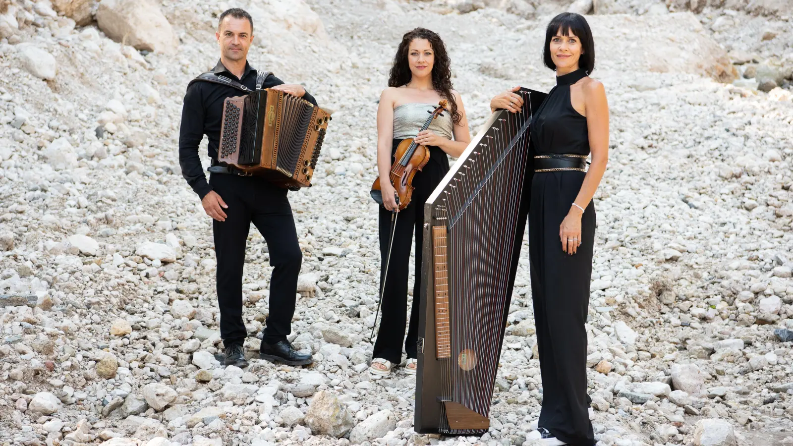 Das Trio Cordes y Butons gastiert am 9. Mai in der Pfarrkirche St. Quirin. (Foto: Martina Jaider)